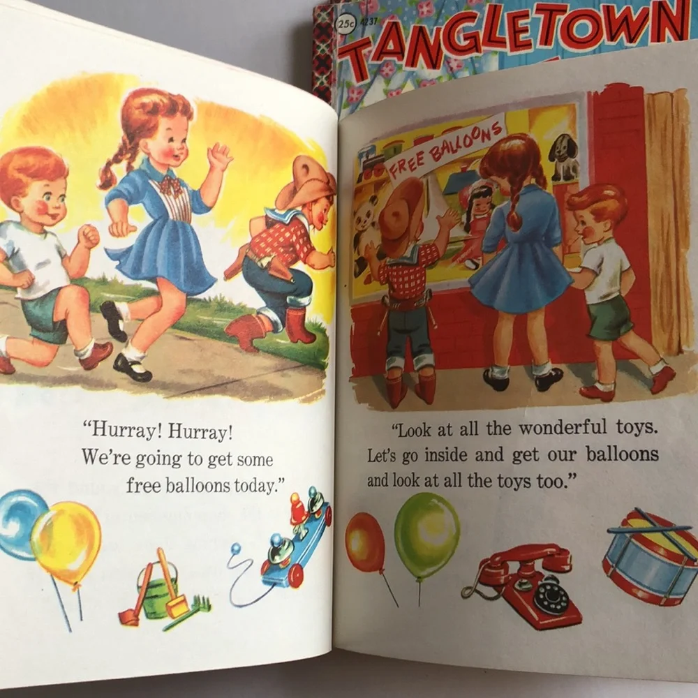 Bonnie Books 1960s Vintage Childrens Books